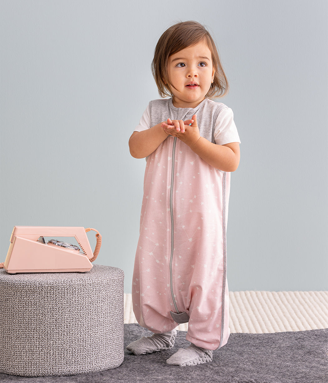 Sleep Suit Organic 0.2 TOG Stellar Dusty Pink