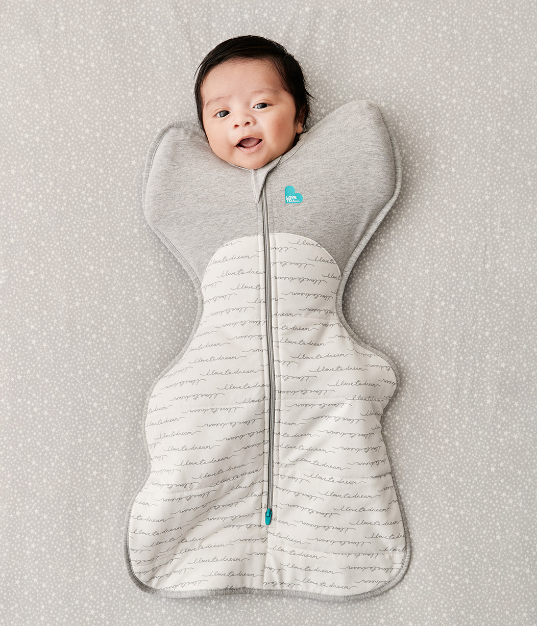 Swaddle Up™ 2.5 TOG (61-68°F) White Dreamer Quilted Cotton