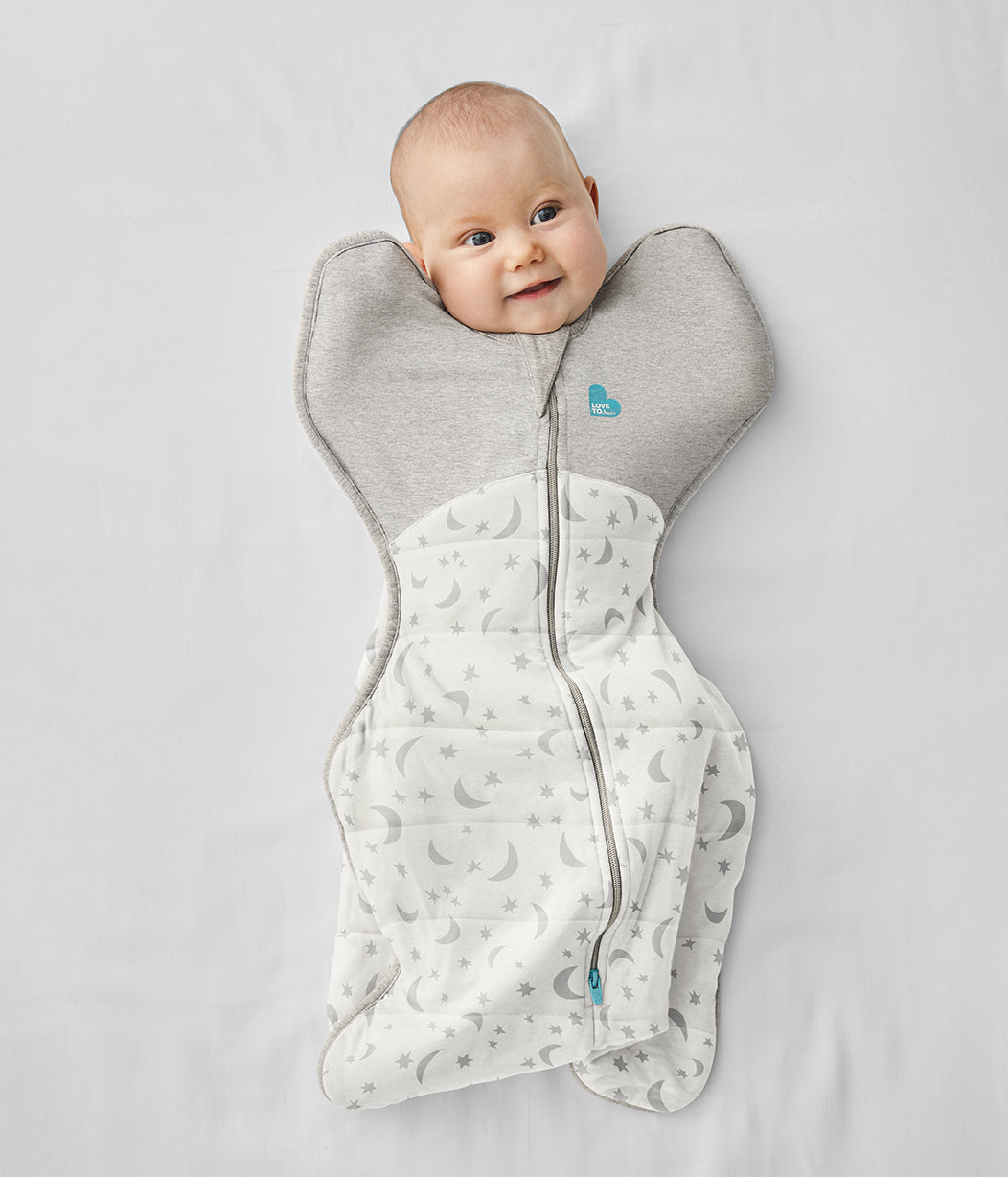 Swaddle Up™ 3.5 TOG (57-61°F) White Moonlight Quilted Cotton