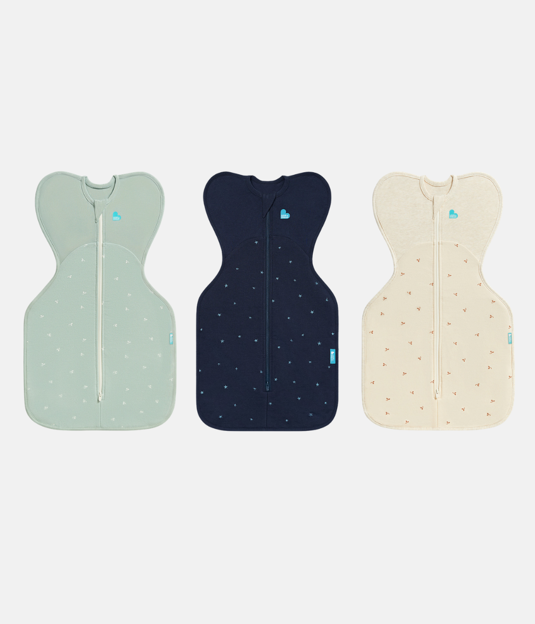 Swaddle Up Starter Bundle | 1.5 TOG | Olive Twigs | Navy | Oatmeal Twigs