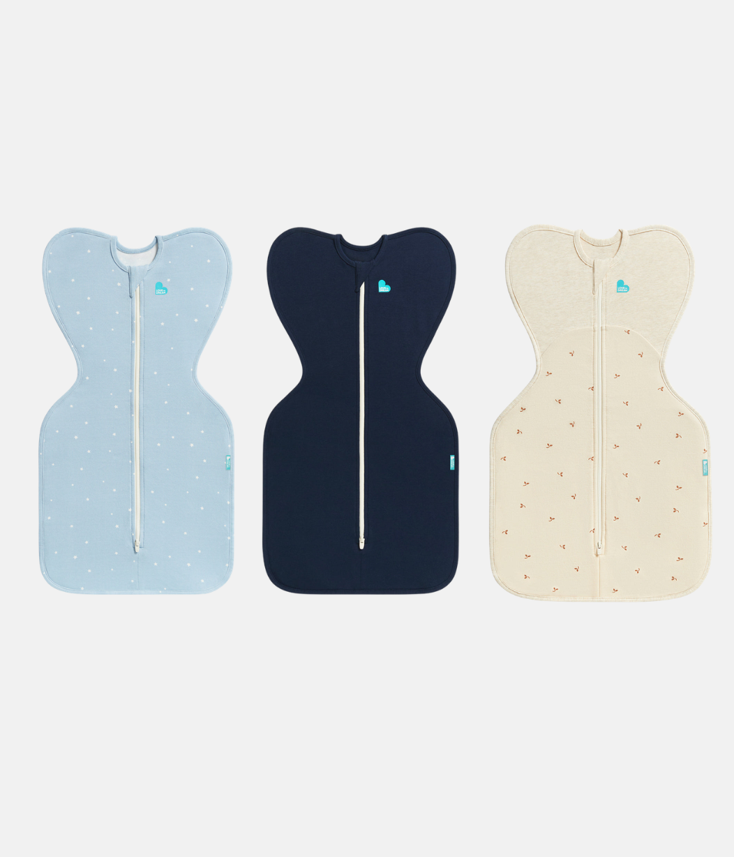 Swaddle Up Starter Bundle | 1.0 | 1.5 TOG | Blue | Navy | Oatmeal Twigs