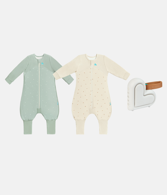 Sleep Suit Sleep Machine Bundle | 1.5 TOG | Olive Twigs | Oatmeal Twigs
