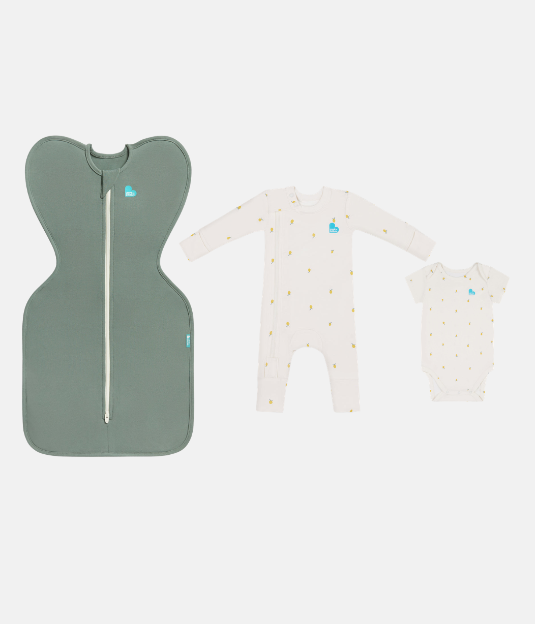 Newborn Essentials Bundle | Swaddle Up 1.0 TOG | Romper | Bodysuit