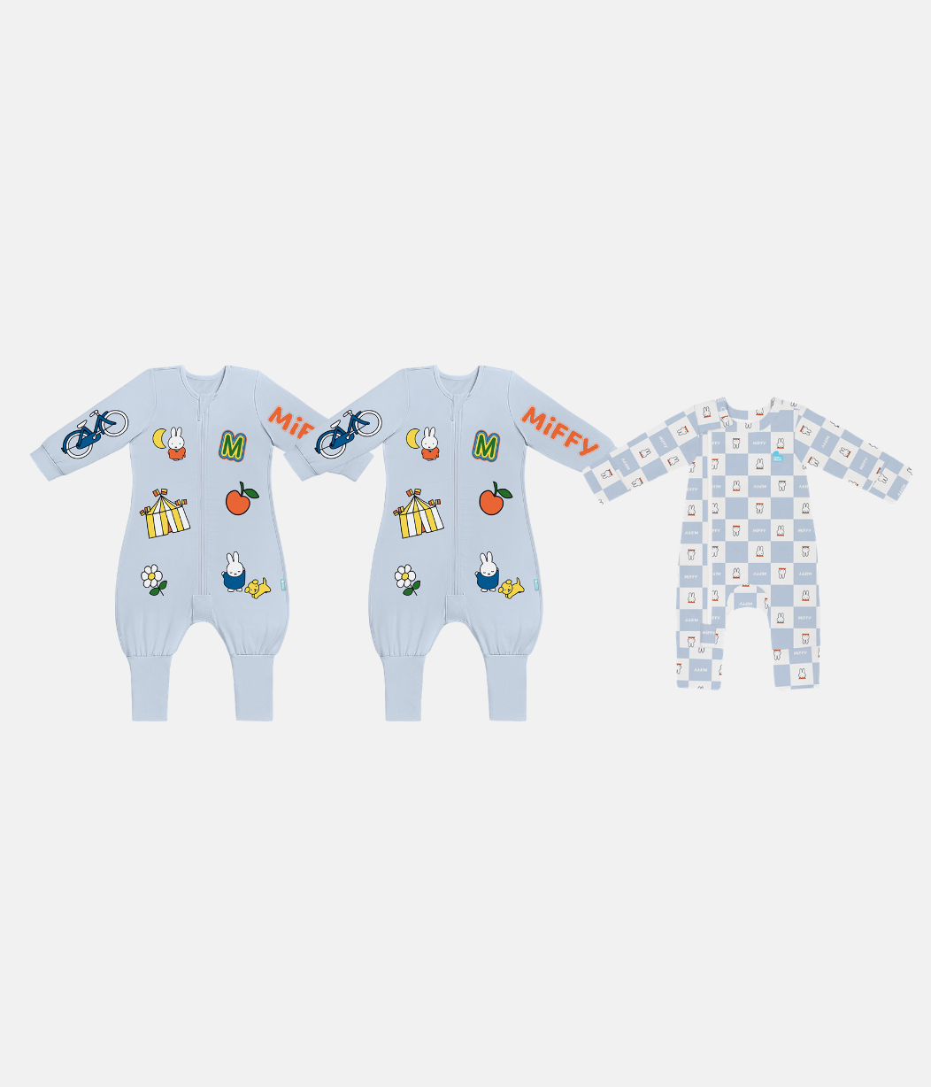 Sleep Suit Miffy Gift Bundle | 1.0 TOG | Sleep Suit 2 | Romper | Blue