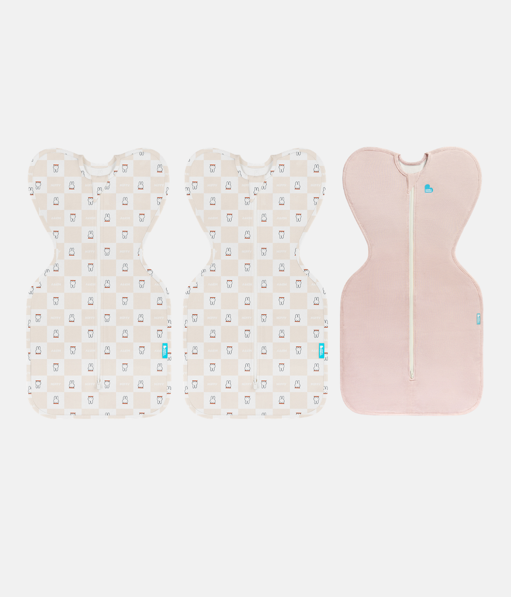 Miffy Swaddle Up Starter Bundle | 1.0 | 0.2 TOG | Birch 2 | Blush