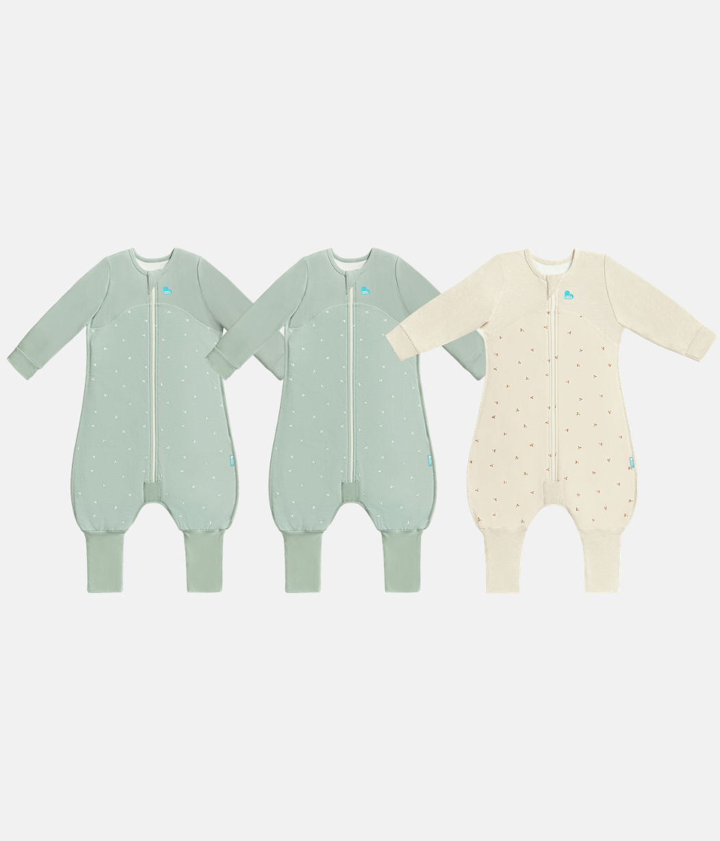 Sleep Suit Bundle | 1.5 TOG | Olive Twigs 2 | Oatmeal Twigs