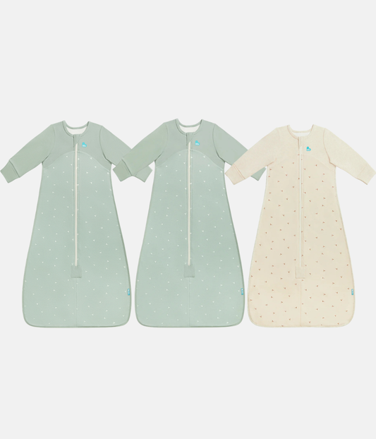 Sleep Bag Bundle | 1.5 TOG | Olive Twigs 2 | Oatmeal Twigs