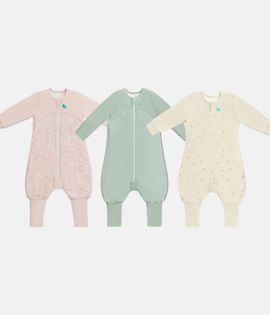 Sleep Suit Bundle 1.0 | 1.5 TOG | Pink Eclipse | Olive Twigs | Oatmeal Twigs