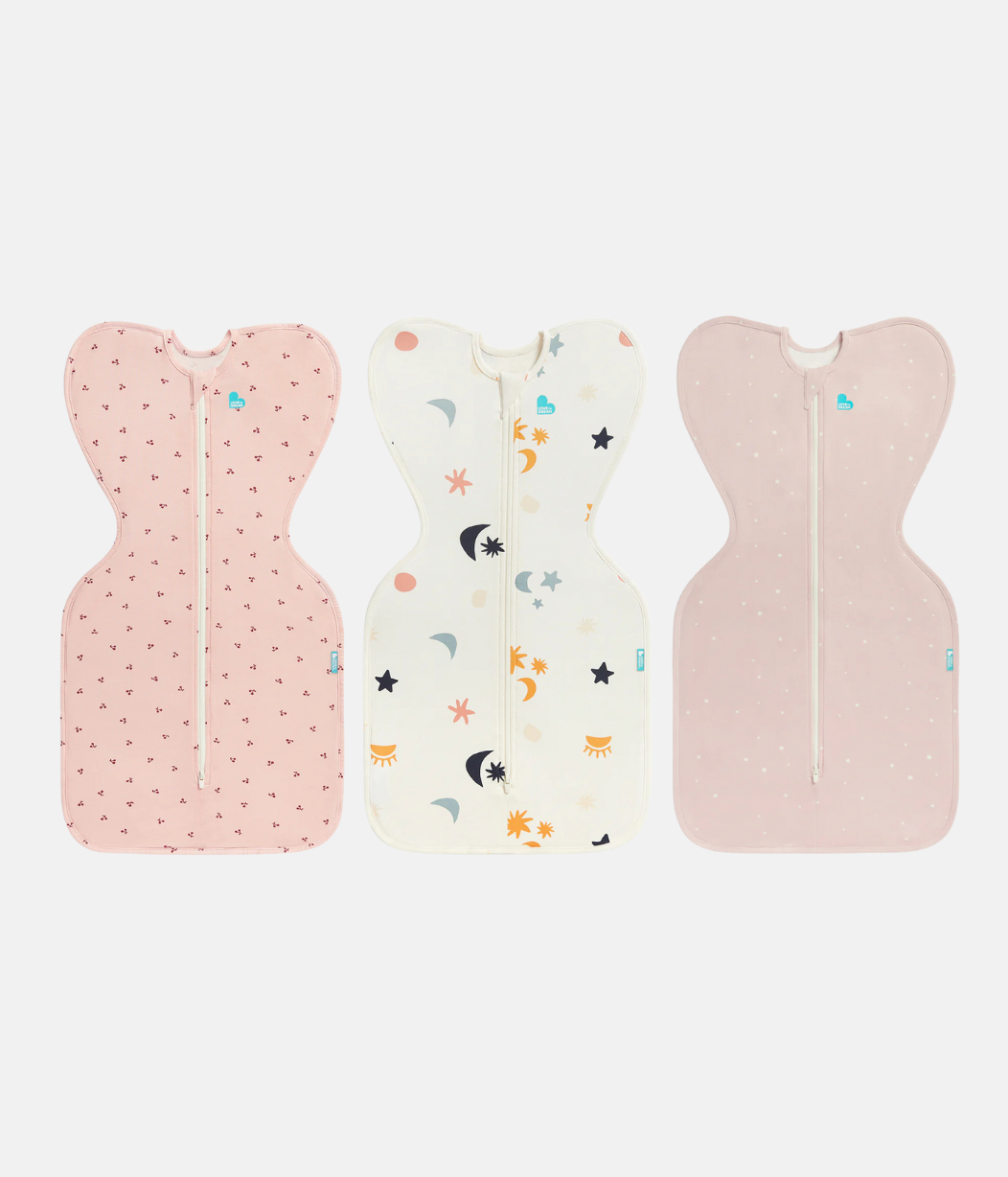 Swaddle Up Starter Bundle 1.0 TOG | Blush Cherries | Buff Lunar | Pink Twinkle