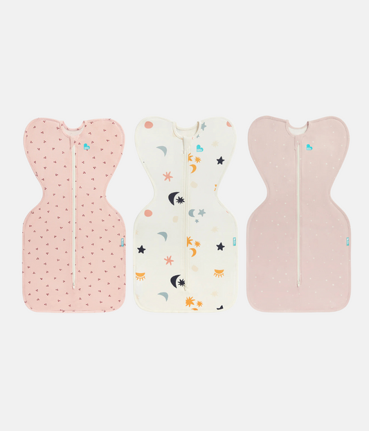 Swaddle Up Starter Bundle 1.0 TOG | Blush Cherries | Buff Lunar | Pink Twinkle