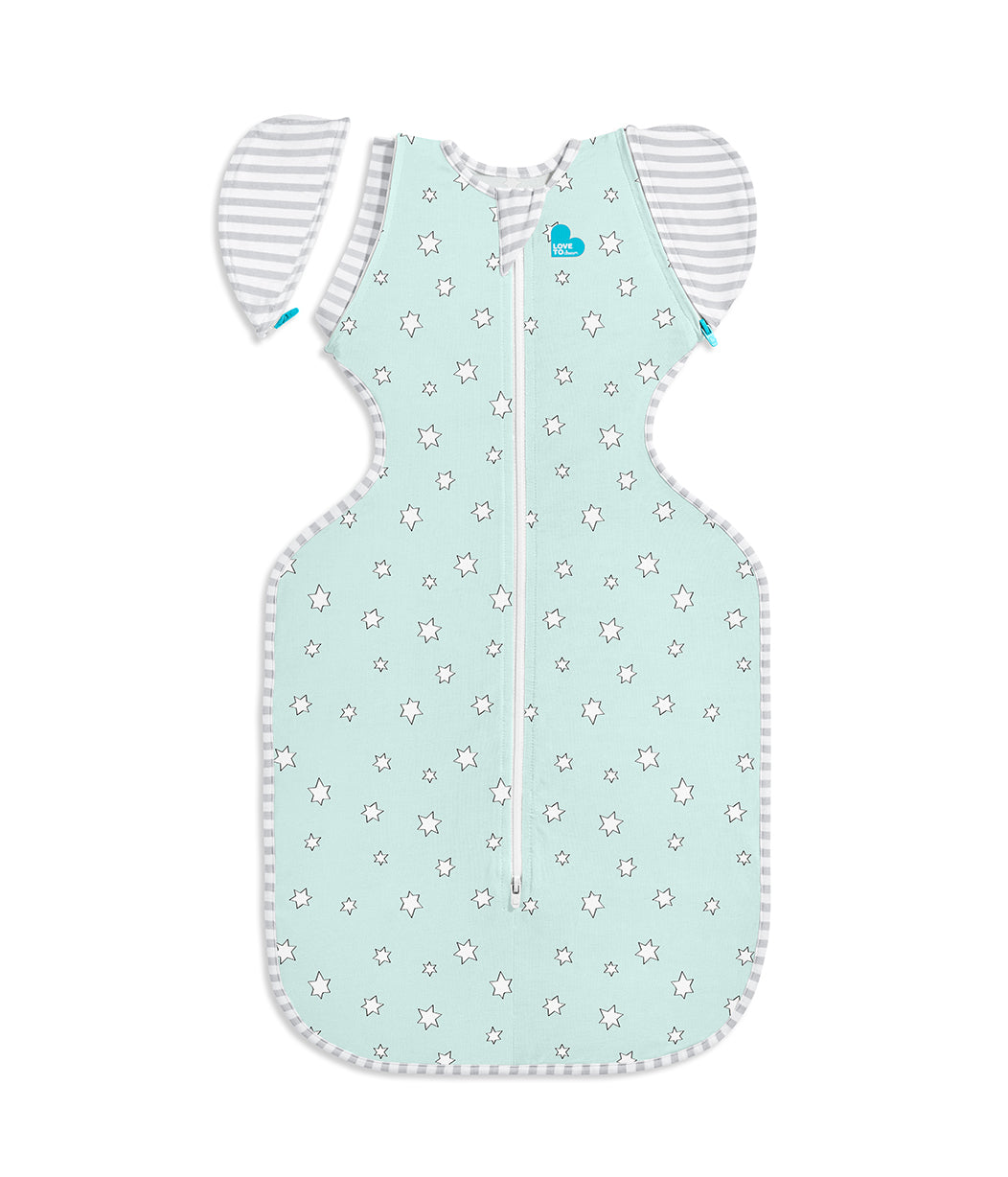 Swaddle Up™ Transition Bag 0.2 TOG (75-81°F) Mint Superstar Viscose from Bamboo