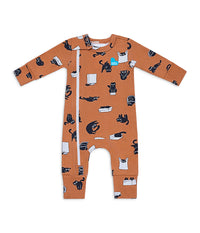 Romper Snug Fit Viscose from Bamboo Hazel Black Cat Moods