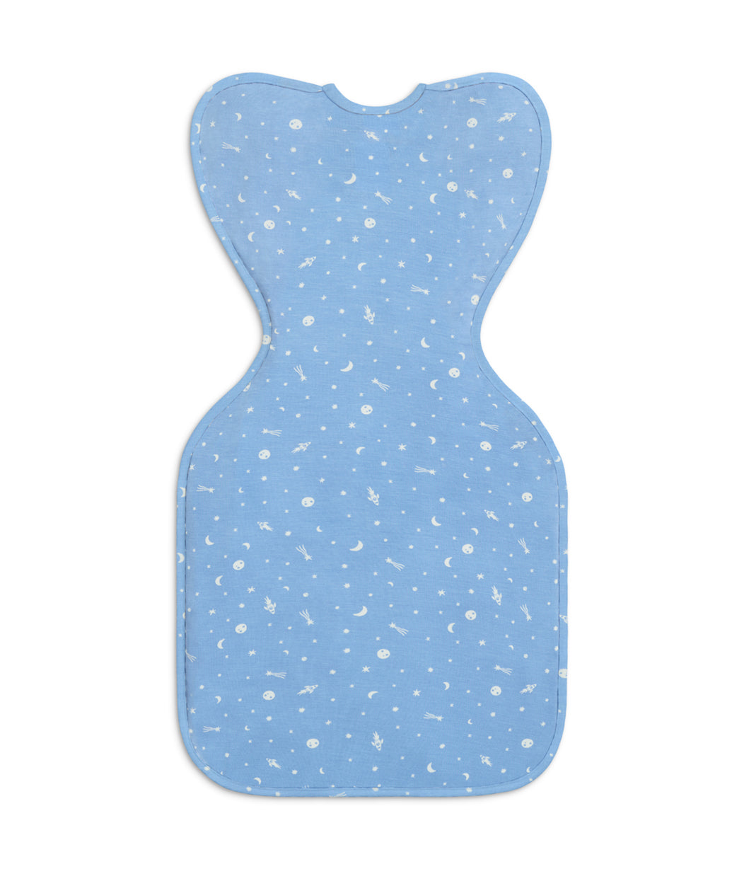 Swaddle Up™ 1.0 TOG Viscose from Bamboo Marle Blue Time and Space