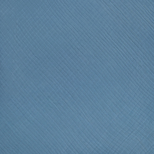Hooded Towel Muslin Storm Blue