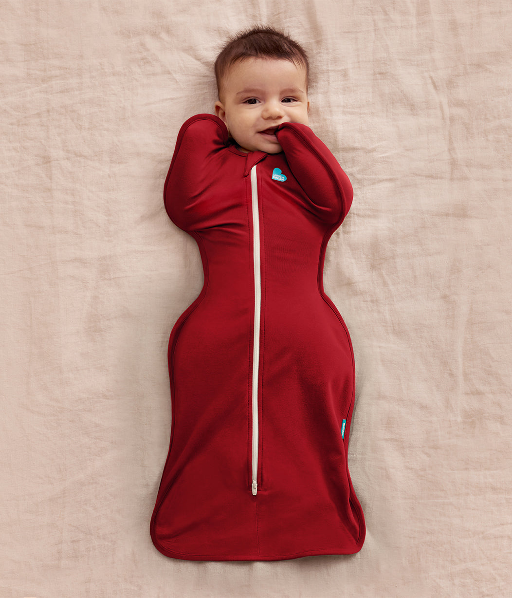 Swaddle Up™ 1.0 TOG Cotton Maroon
