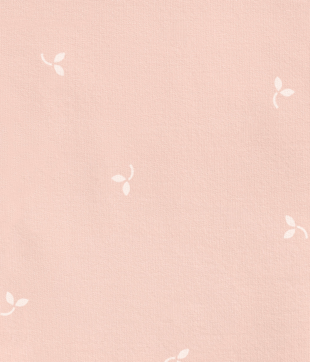 Sleep Suit Long Sleeve 1.5 TOG Cotton Fleece Blush Twigs