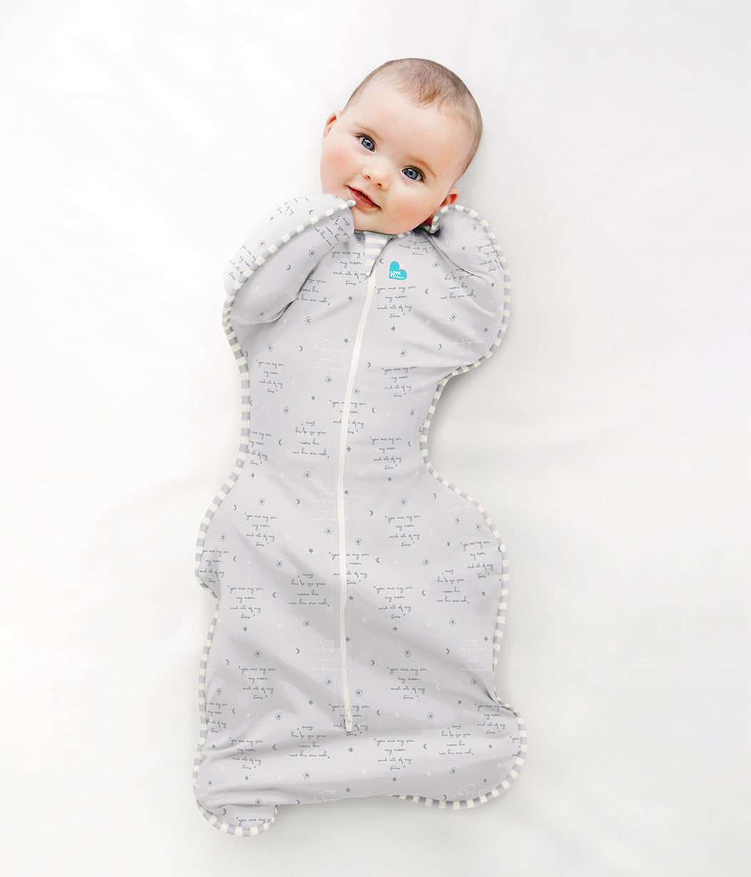 Swaddle Up™ Lite 0.2 TOG Light You Are My Gray