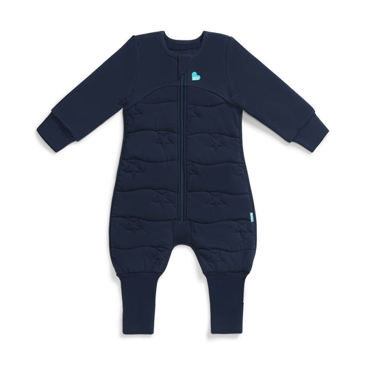 Sleep Suit Long Sleeve 3.5 TOG Quilted Cotton Navy Star Quilting