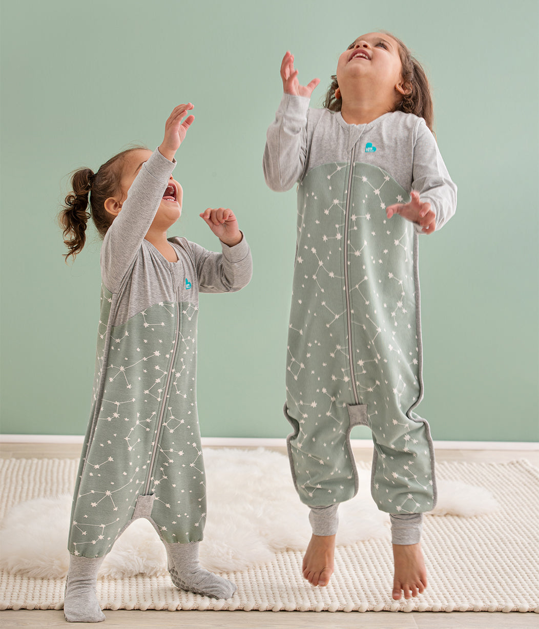 Sleep Suit Long Sleeve Mild Organic Stellar Olive