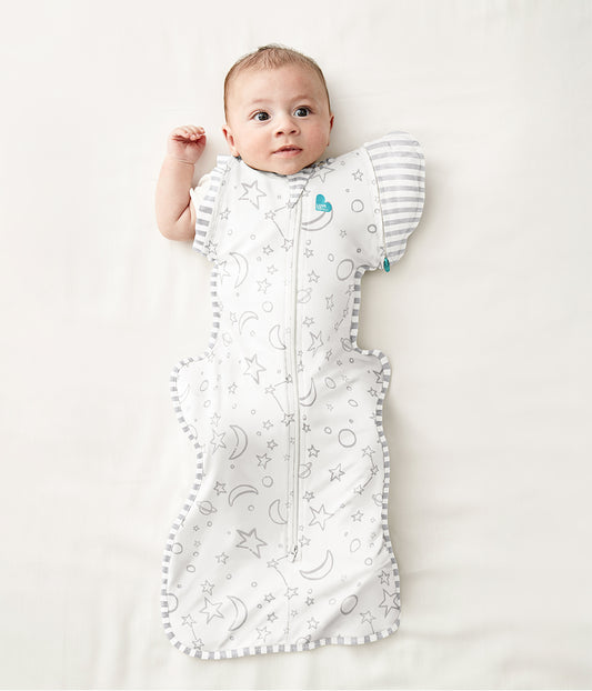 Swaddle Up™ Transition Bag 1.0 TOG Viscose from Bamboo Cream Stars & Moon