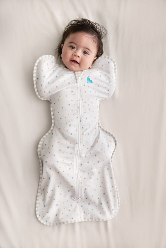 Swaddle Up™ 0.2 TOG Organic Cotton White Starlight