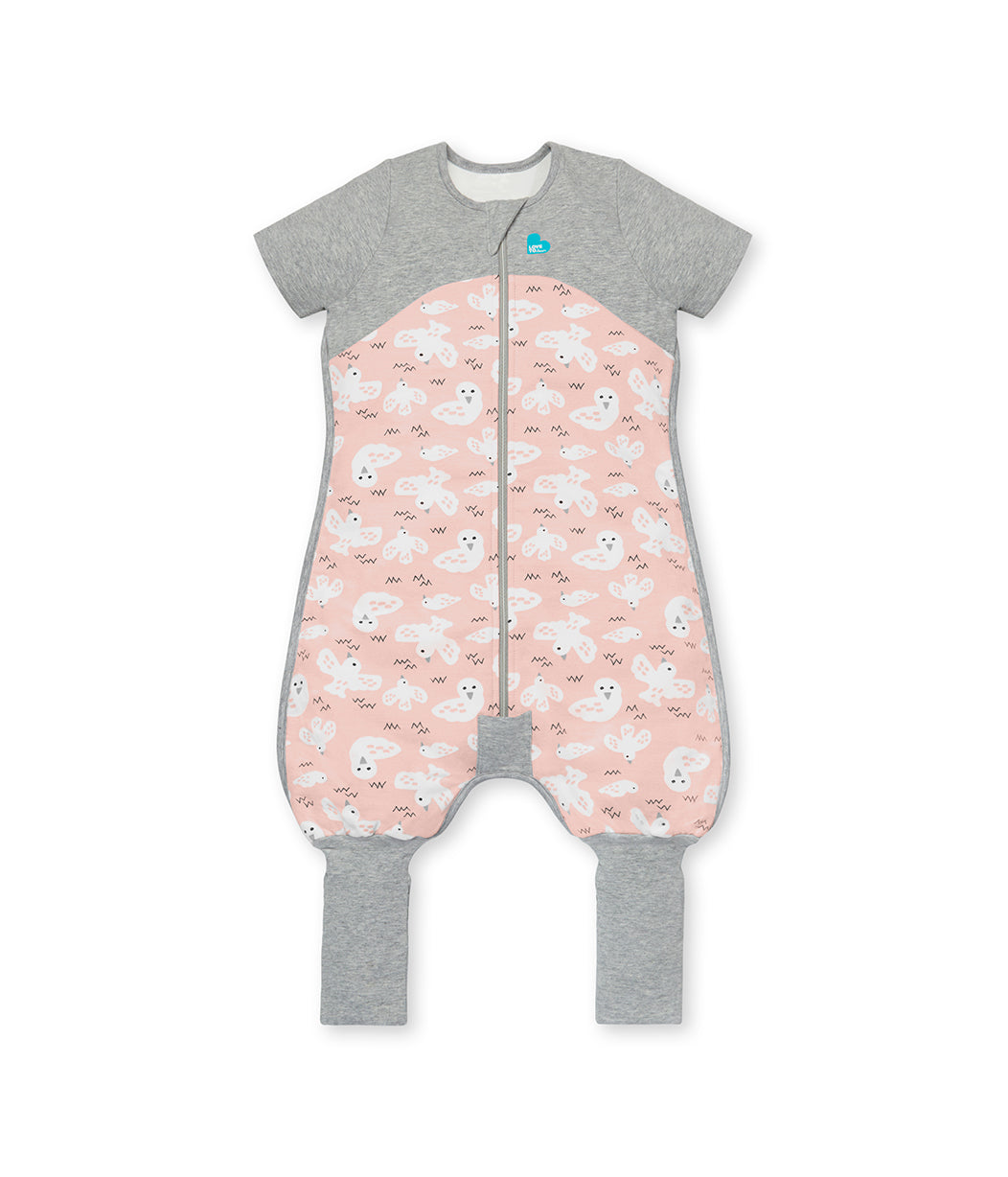 Sleep Suit Mild Organic Pink Doves