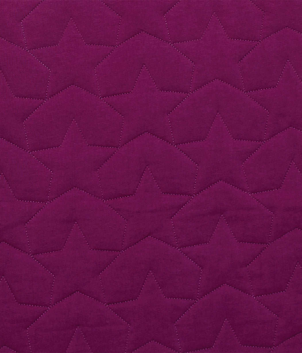 Sleep Suit Long Sleeve 2.5 TOG Quilted Cotton Plum Starturn Quilted