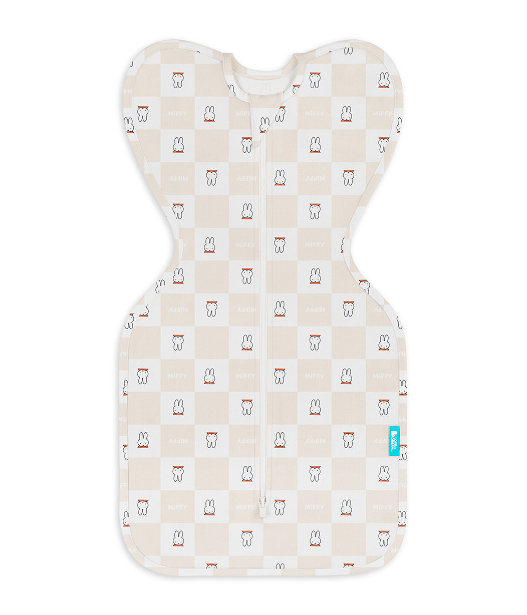 Miffy Swaddle Up Starter Bundle | 1.0 TOG | Blue 2 | Birch Miffy Checker