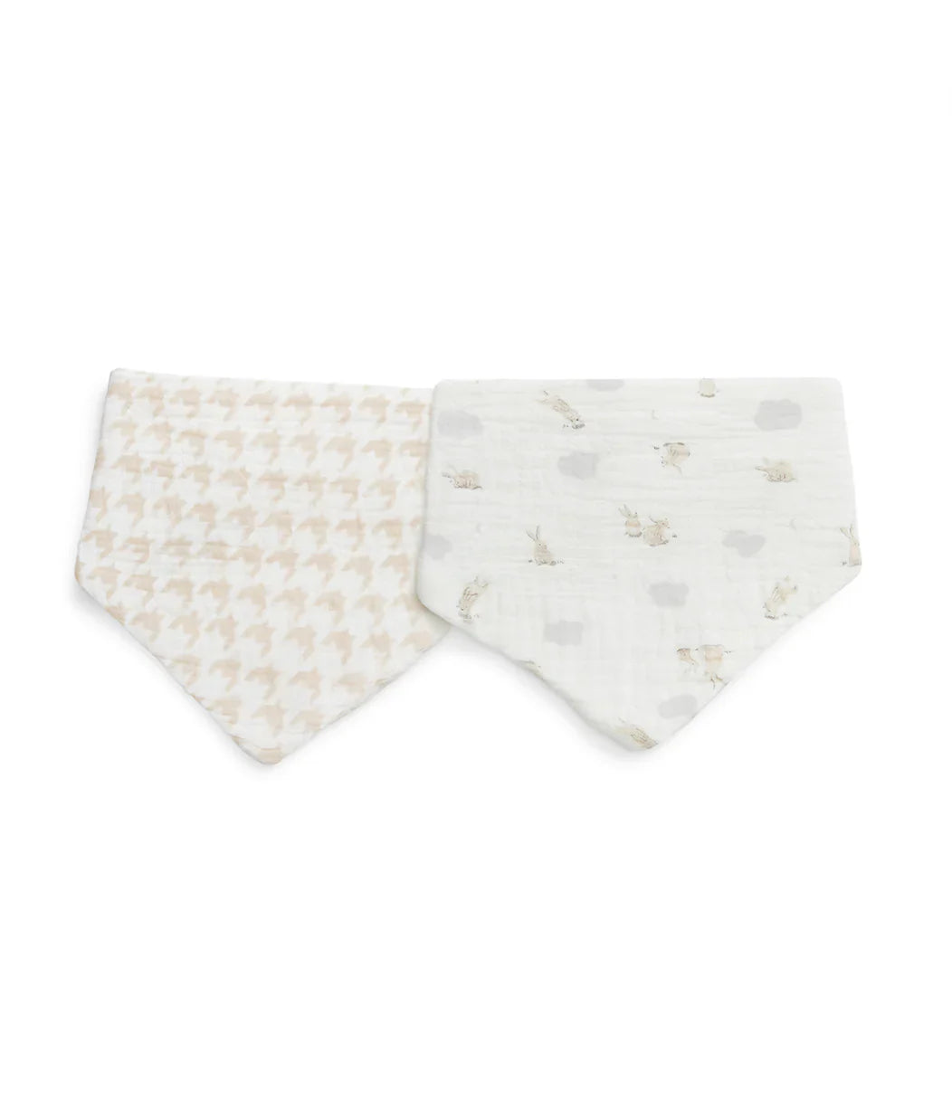 Newborn Starter Gift Bundle | Swaddle Up, Towel, Wash Cloth, Burp Cloths, Bibs | Houndstooth