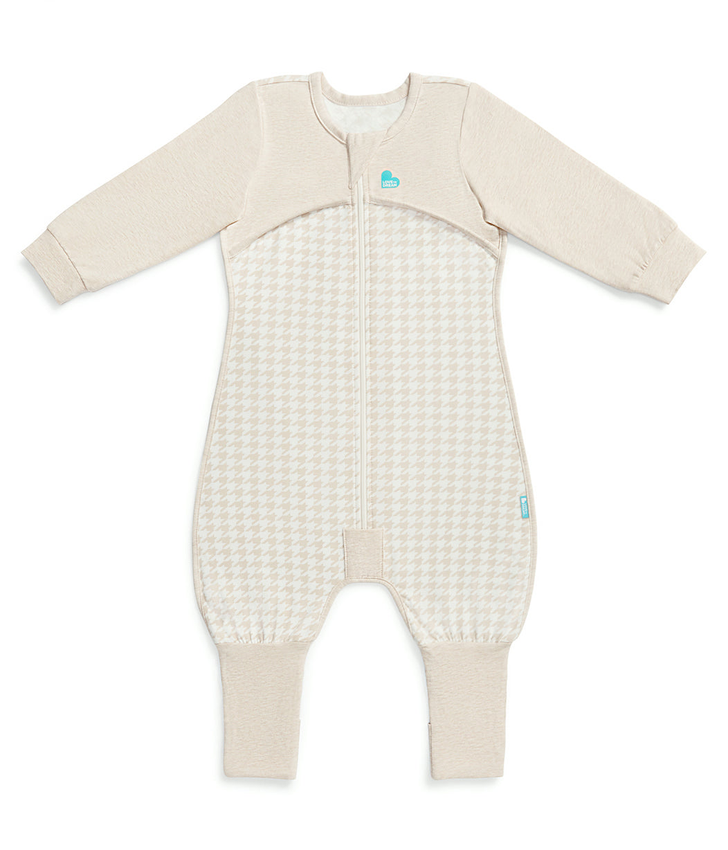 Sleep Suit Bundle | 1.0 TOG | Powder Pink Twinkle 2 | Tan Houndstooth