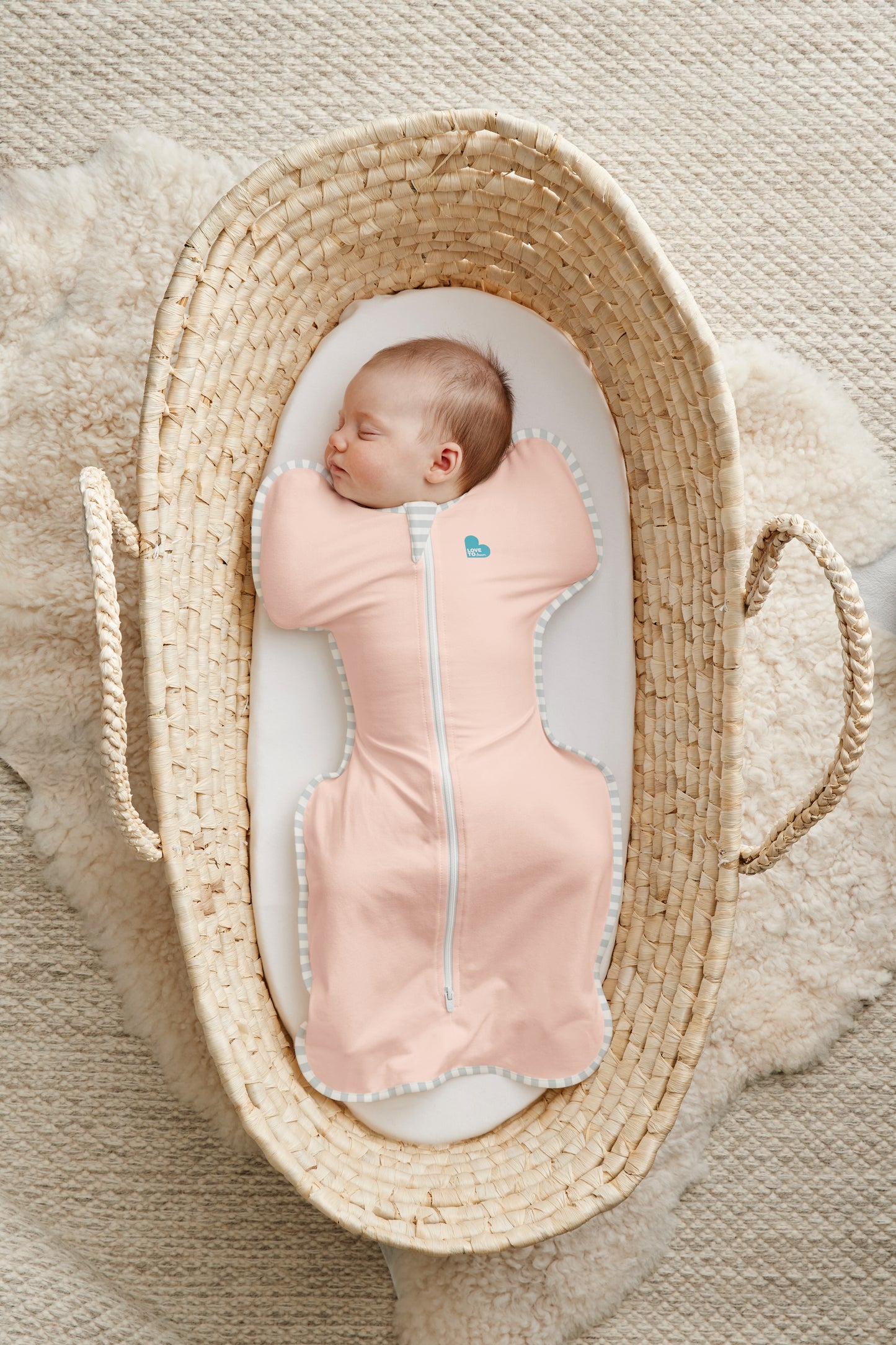 Swaddle Up™ 0.2 TOG (75-81°F) Rose Cotton