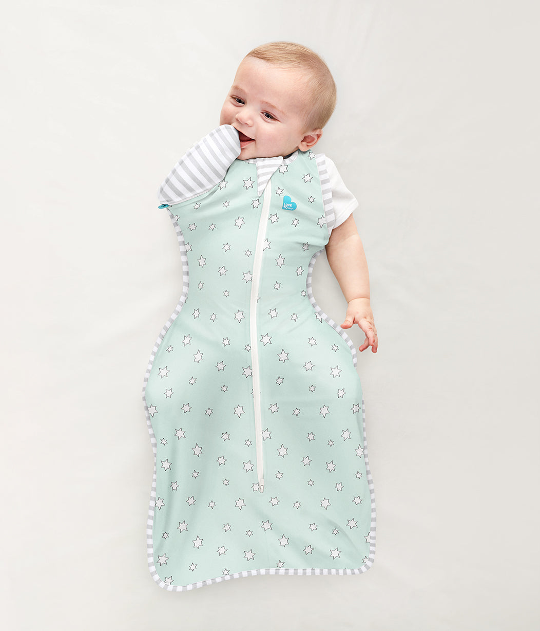 Swaddle Up™ Transition Bag Bamboo Lite 0.2 TOG Mint Superstar