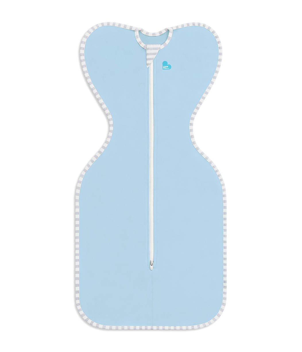 Swaddle Up™ 0.2 TOG (75-81°F) Light Blue Cotton