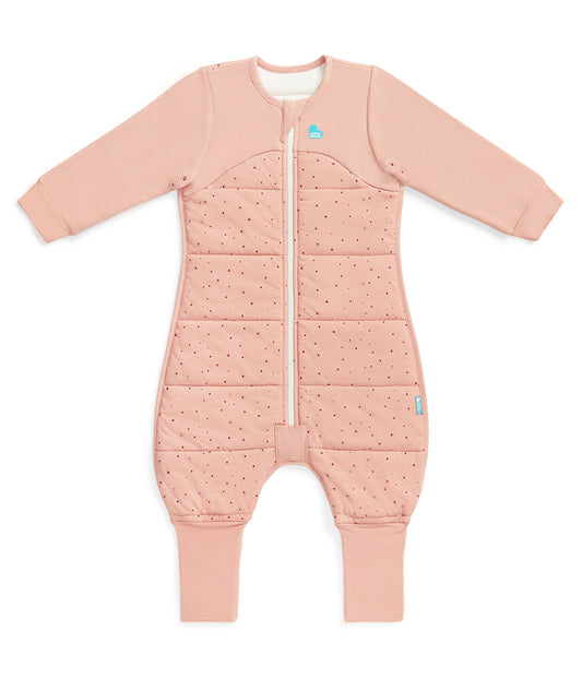 Sleep Suit Long Sleeve 2.5 TOG Cotton Rose Pebbles