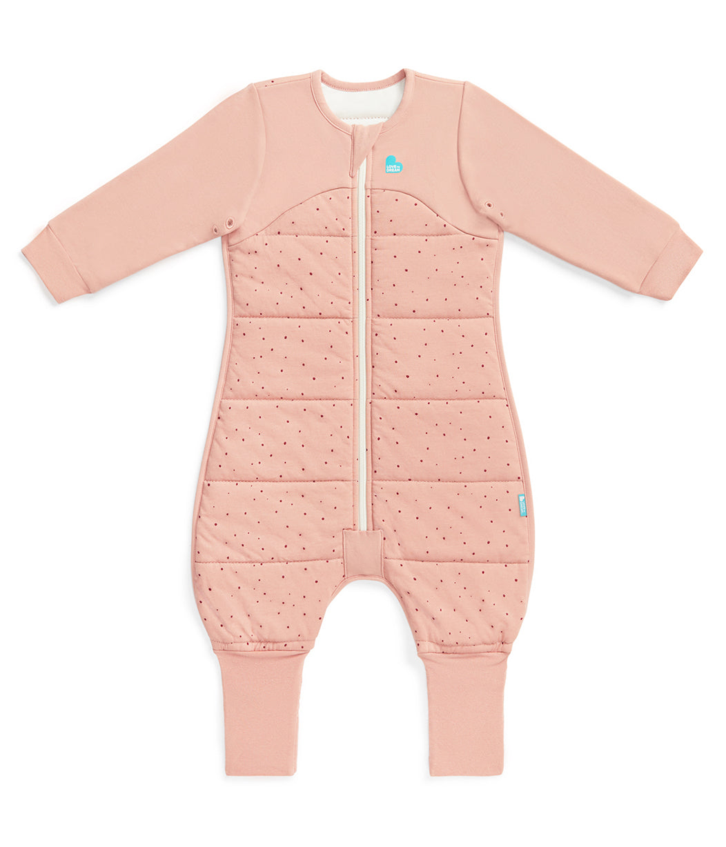 Sleep Suit & Pajama Bundle | 2.5 TOG | Rose Pebbles | Blush Cherries