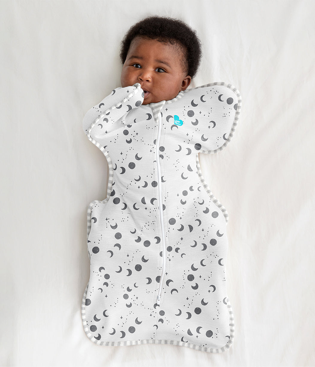 Swaddle Up™ 0.2 TOG (75-81°F) White Moonscape Viscose from Bamboo