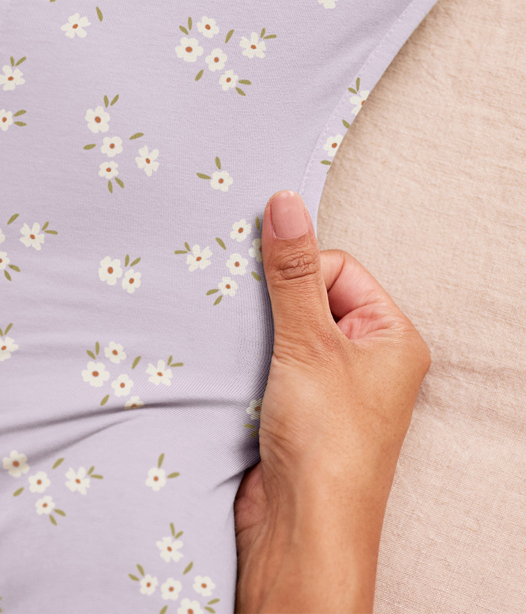 Swaddle Up™ 1.0 TOG Cotton Lilac Meadow