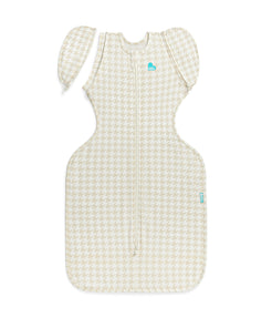 Swaddle Up™ 2-in-1 Transition Bag 1.0 TOG Cotton Tan Houndstooth