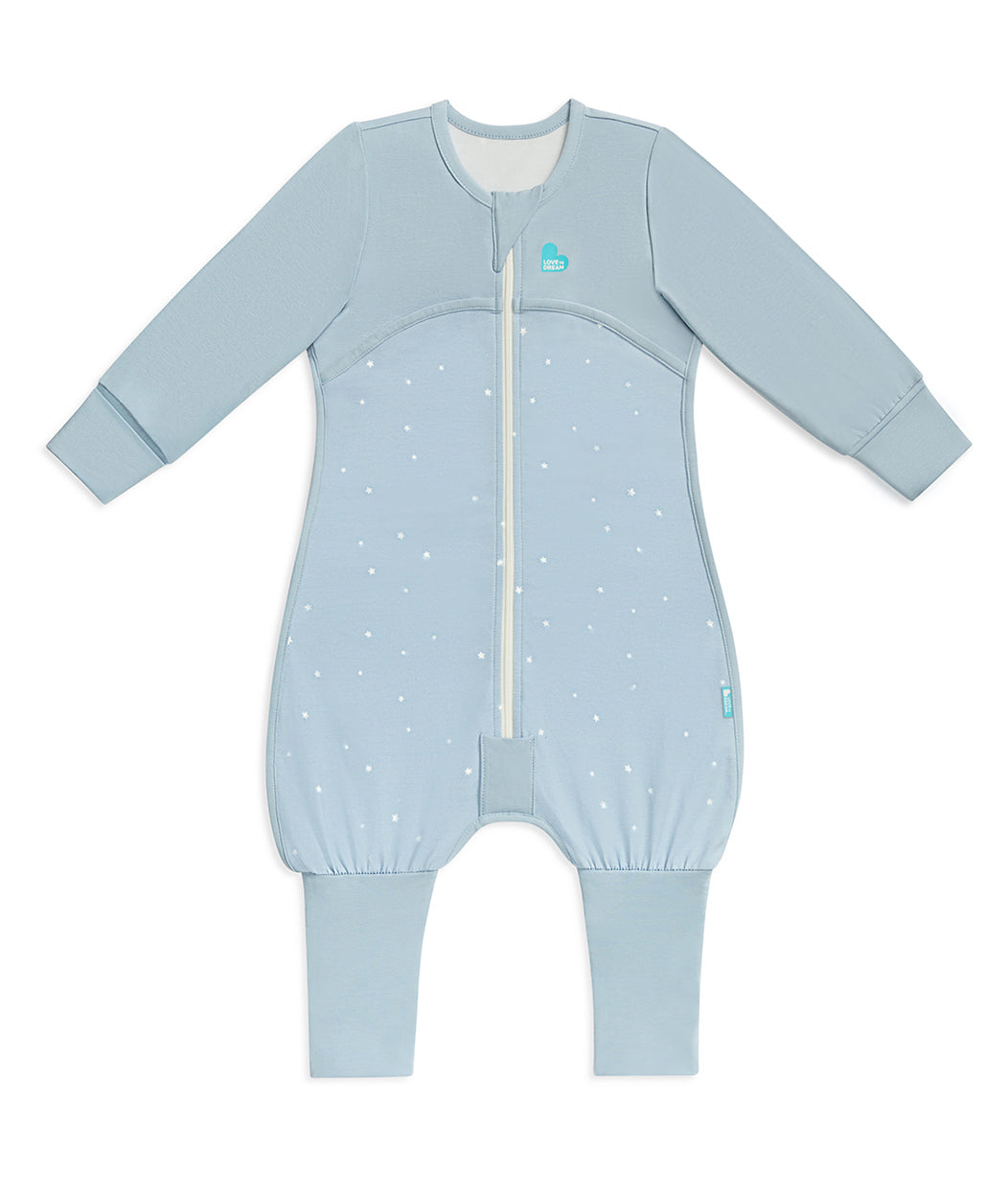 Sleep Suit PJ Bundle | 1.0 | 0.2 TOG | Powder Blue | Breton Stripe | Blush