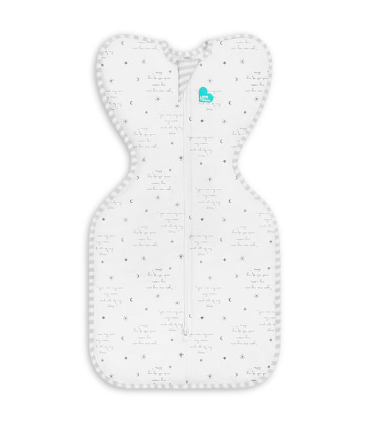 Swaddle Up™ 0.2 TOG Cotton White You Are My