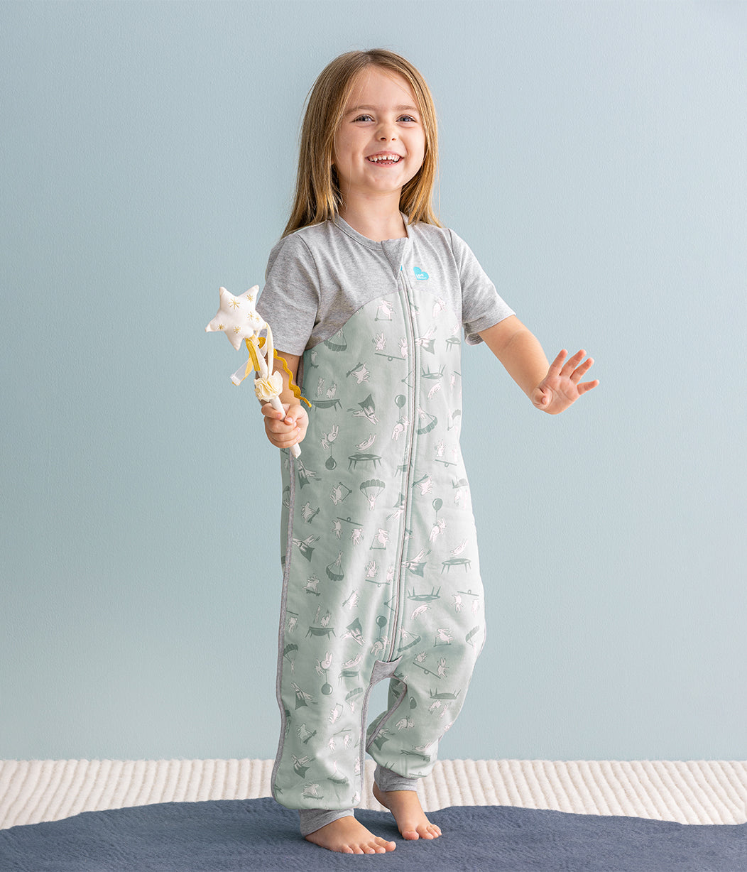 Sleep Suit Mild Organic Daredevil Bunny Olive