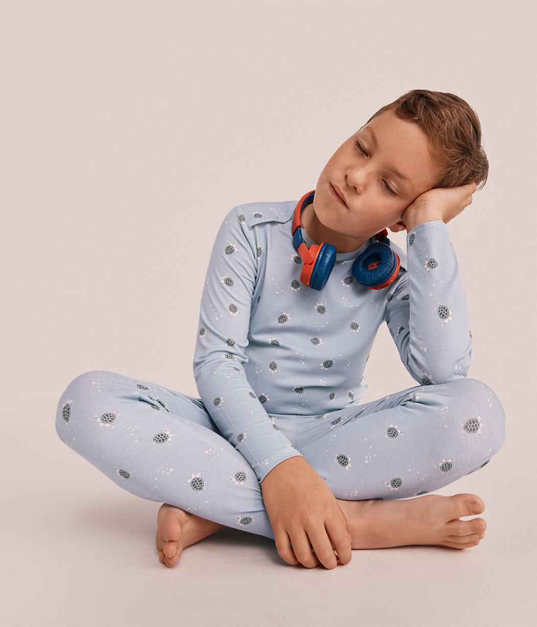 Sleep Suit & Pajama Bundle | 3.5 TOG | Forest | Blue Turtally