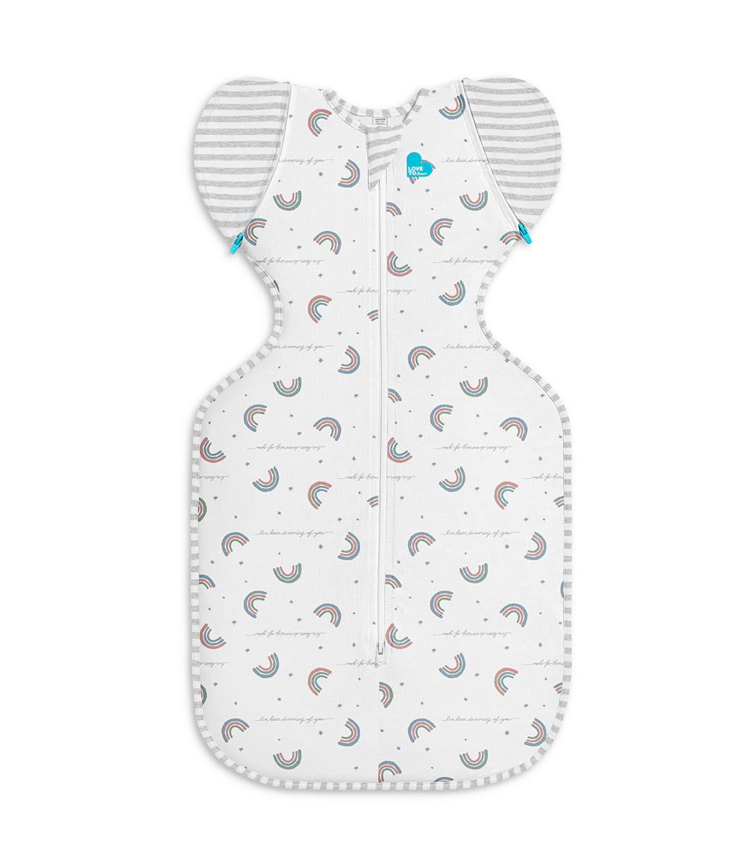 Swaddle Up™ Transition Bag Original Rainbow Dream White