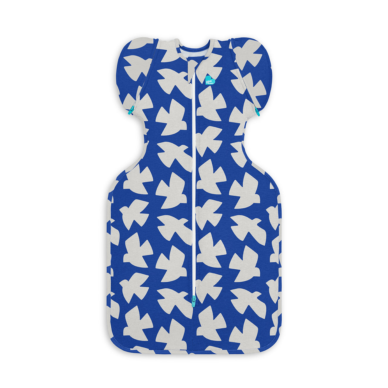 Swaddle Up™ Transition Bag 1.0 TOG Cotton Cobalt Paperbirds