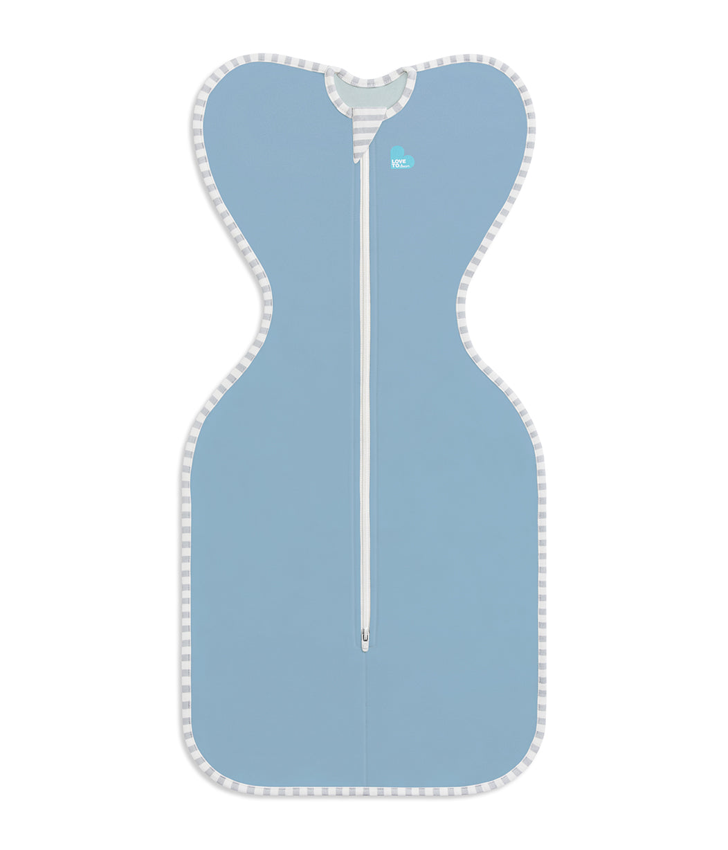 Swaddle Up Starter Bundle | 1.0 TOG | Dusty Blue 2 | Gray