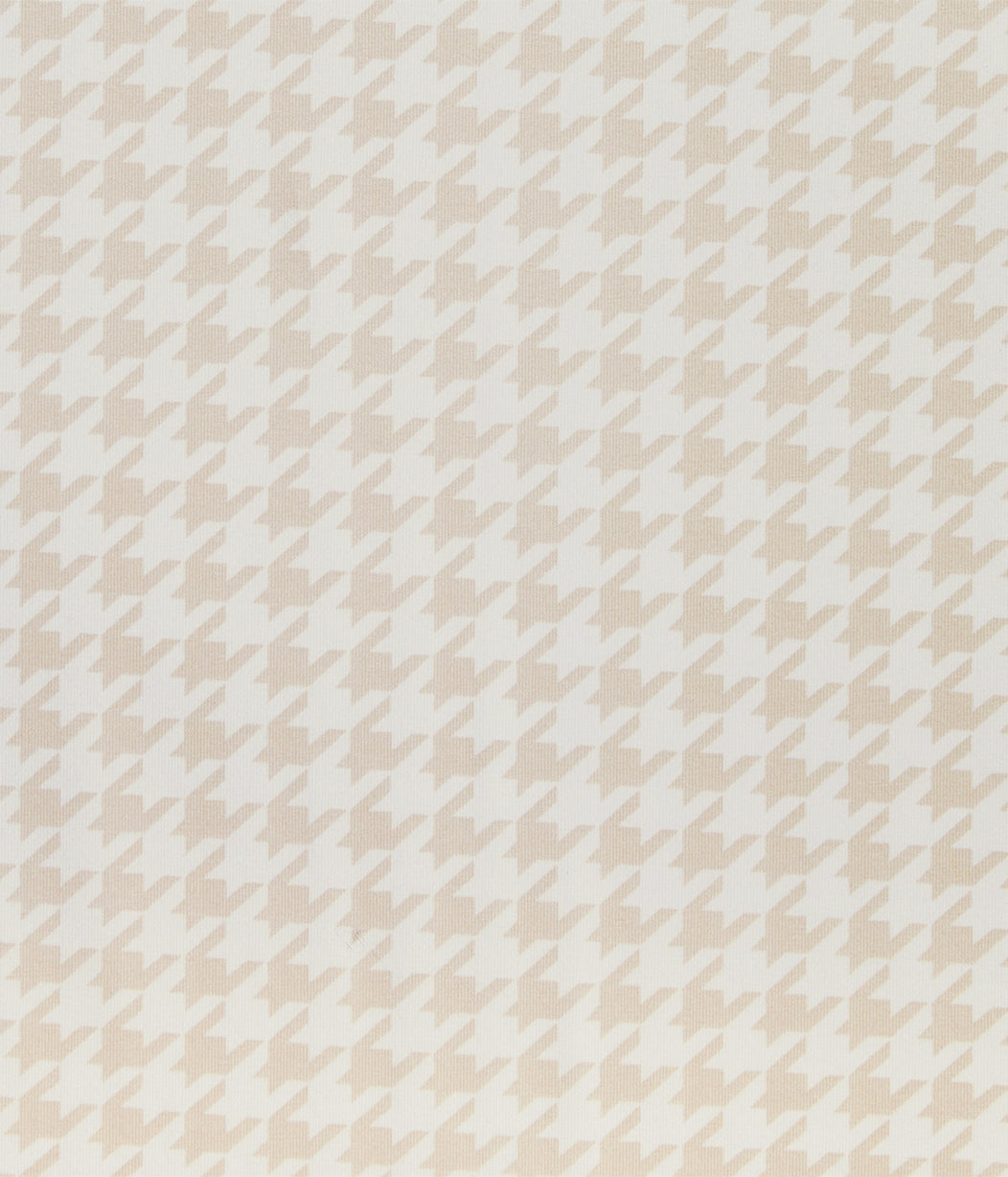 HushDry™ 2-in-1 Waterproof Fitted Bedside Crib Sheet Viscose from Bamboo Tan Houndstooth