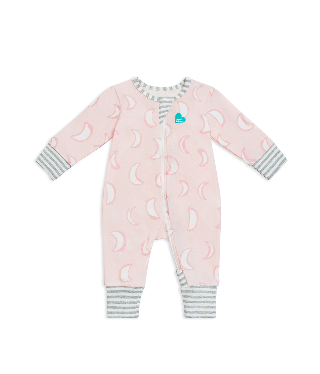 Footless Romper Pink Eclipse Cotton