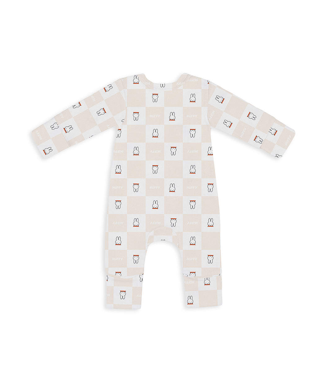Romper Snug Fit Viscose from Bamboo Birch Miffy Checker