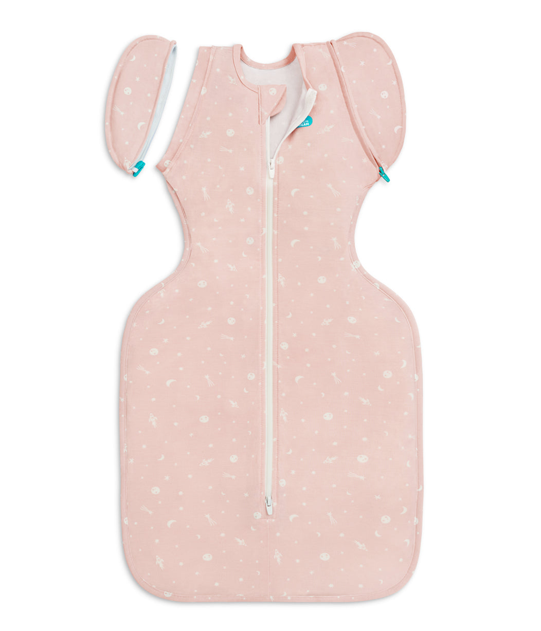 Swaddle Up Transition Bag Time and Space Pink – Love to Dream US