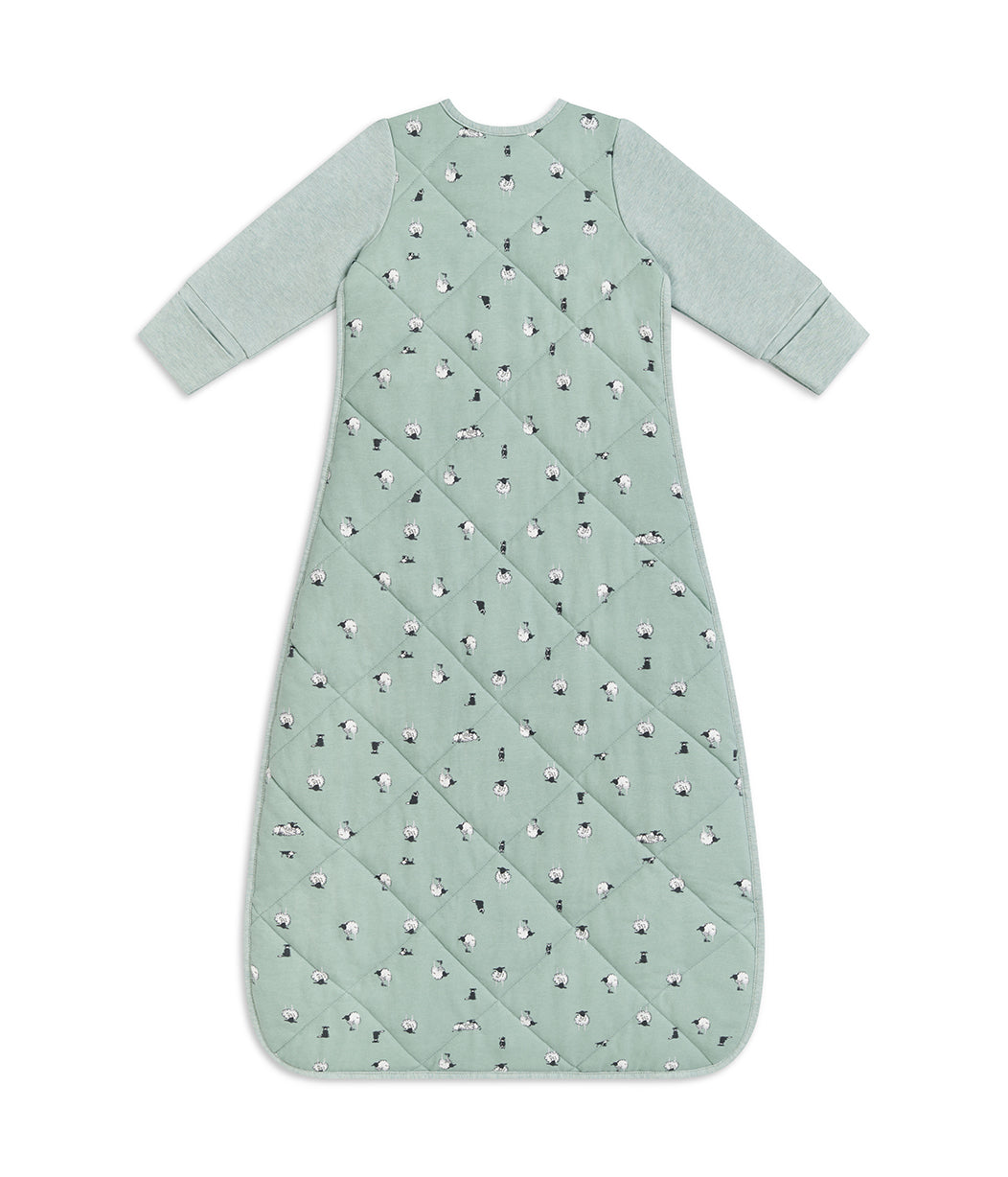 Sleep Bag Long Sleeve 2.5 TOG Organic Cotton/Merino Wool Olive Lamb's Best Friend